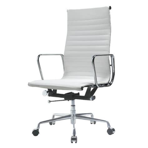 white eames office chair